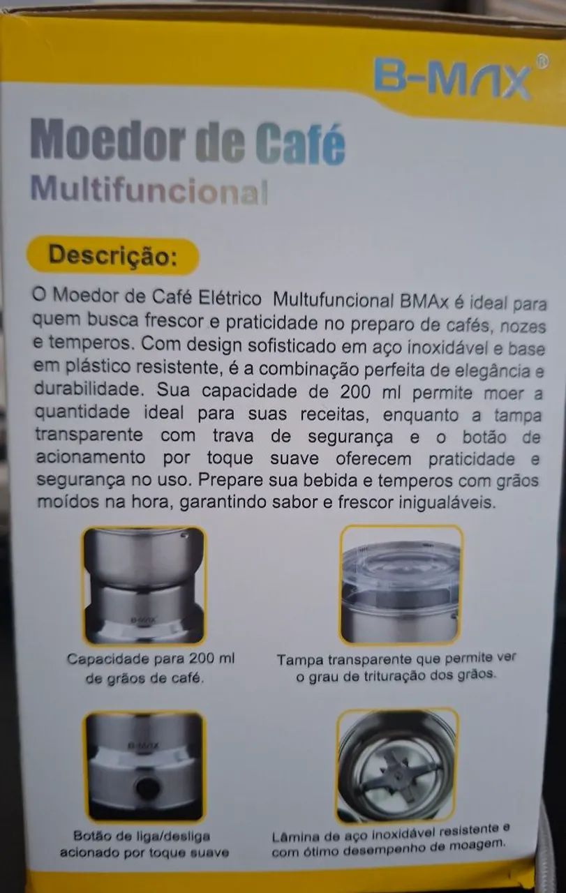 Moedor de café e grãos - Multifuncional - Foto 4