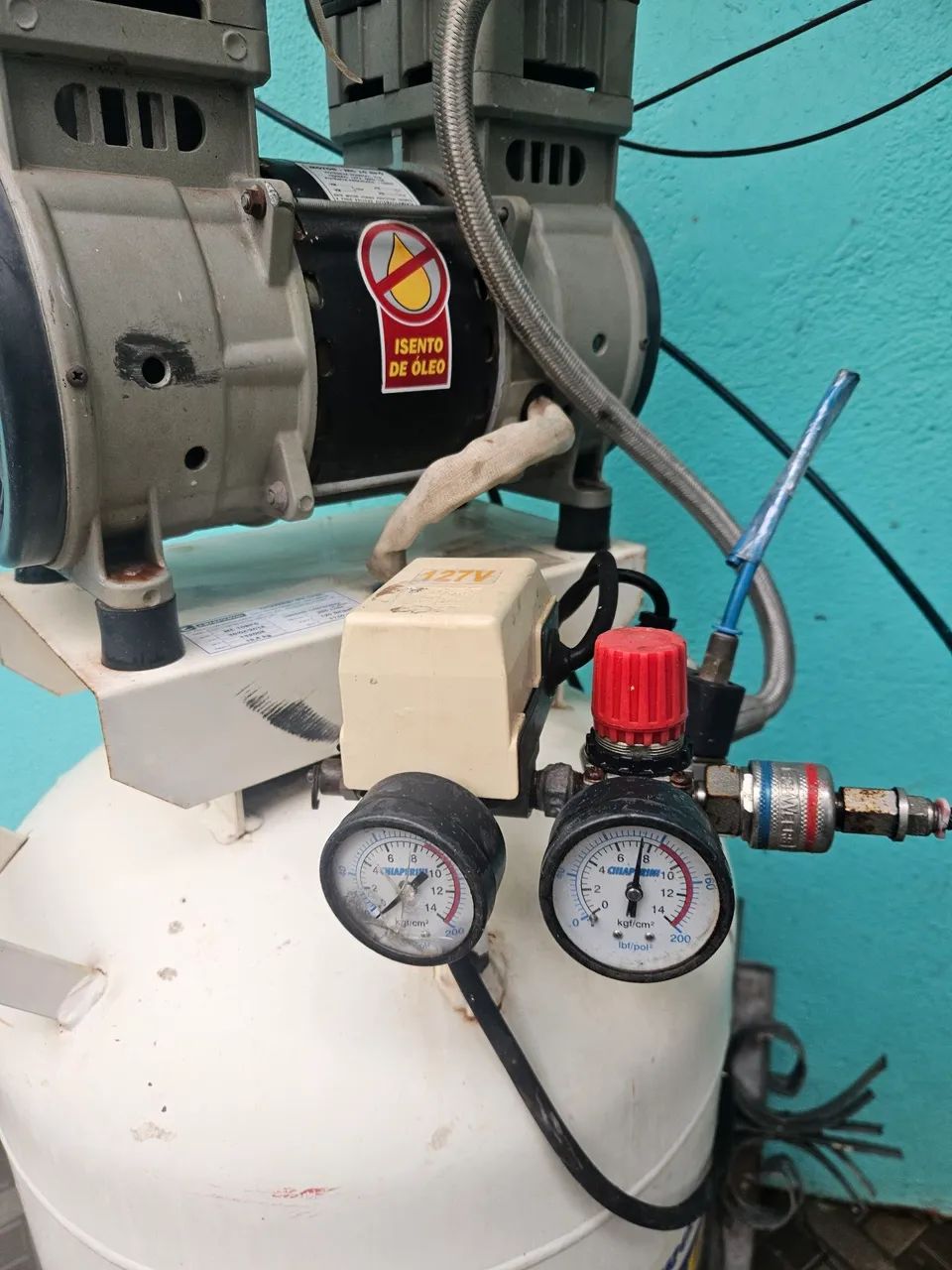 Vendo Compressor Sem Óleo  , 60Lts , Odontológico  - Foto 3