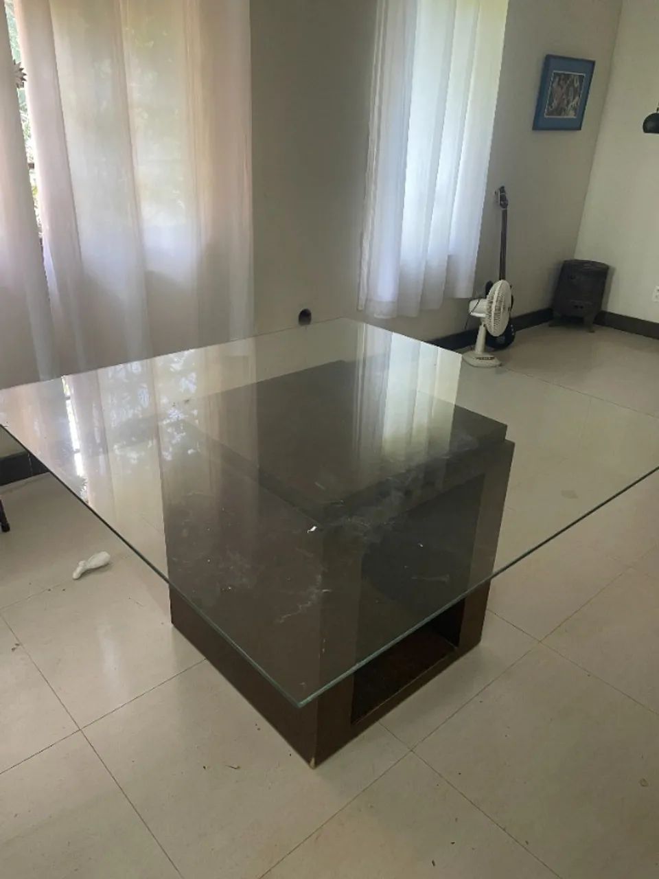 Mesa de Jantar Tampo de Vidro - Foto 2