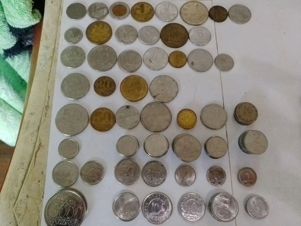 Moedas antigas BRASIL