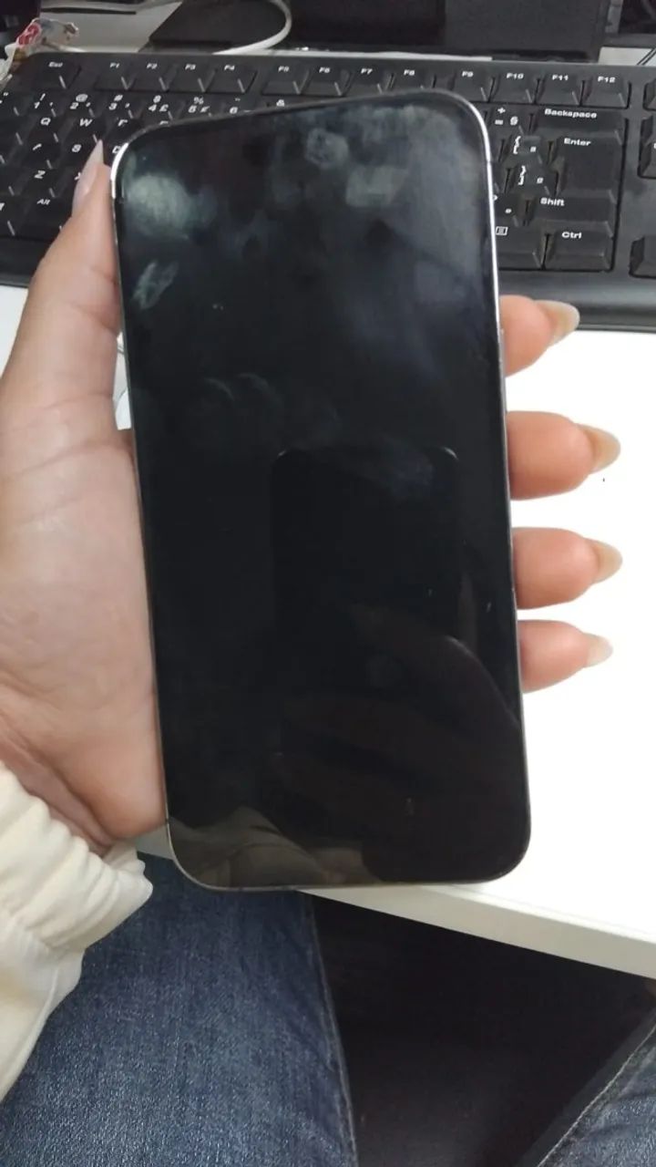 Iphone 14 pro max roxo 128gb com caixa e capinhas - Foto 4