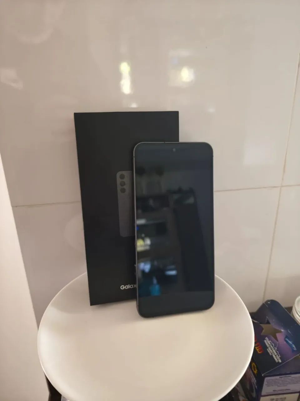 Celular S24 fe 256gb preto com caixa - Foto 2
