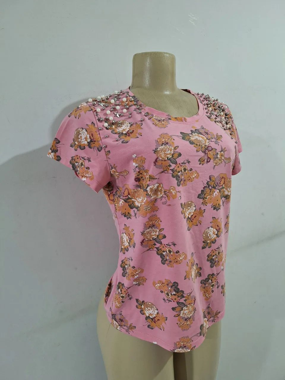 Blusinha feminino rosa  - Foto 2