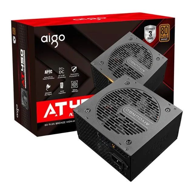 Fonte 450W 80 Plus Aigo - Foto 3