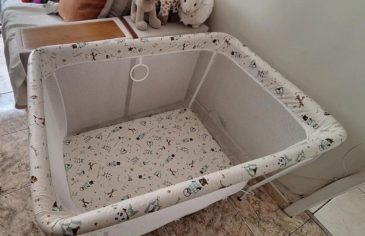 CERCADINHO RETANGULAR PORTÁTIL BEBÊ  - Foto 2