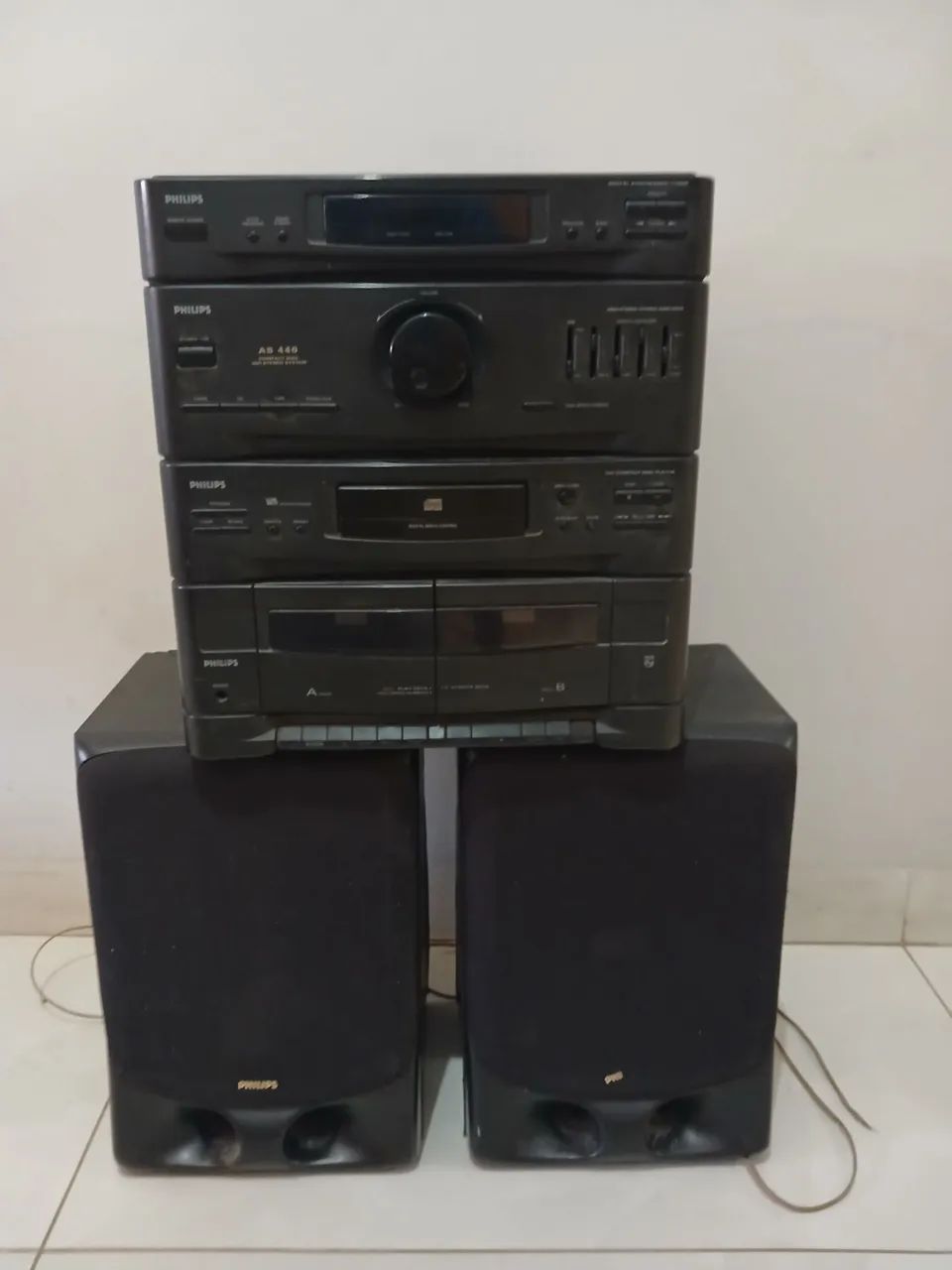 Caixa de Som Mini System / Midi System Philips AS-440 