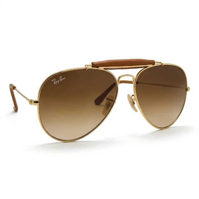 Ray Ban RB3422 Aviator Marron - Foto 4