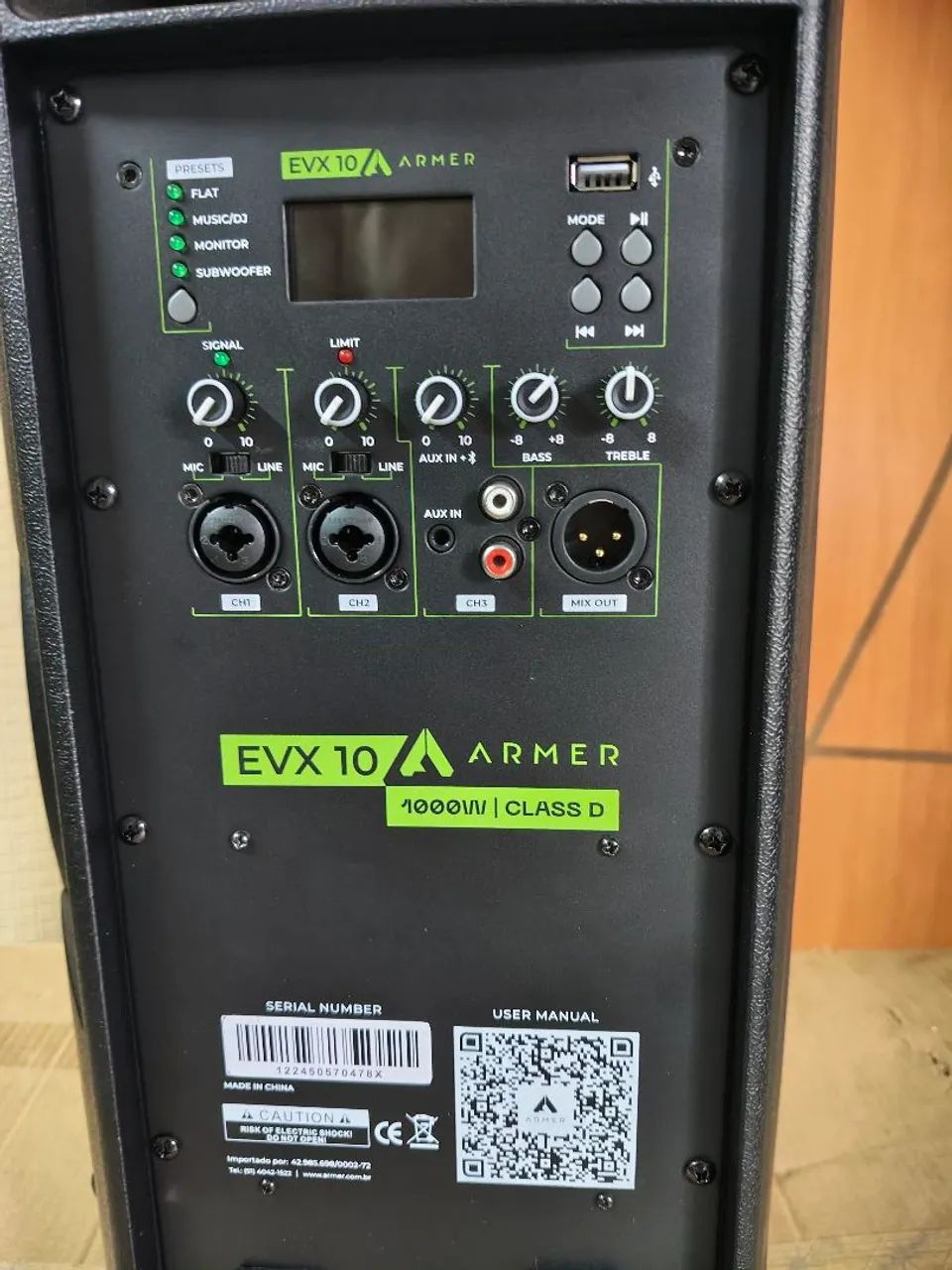 Kit com  3 caixas ativas ARMER EVX10  - Foto 4