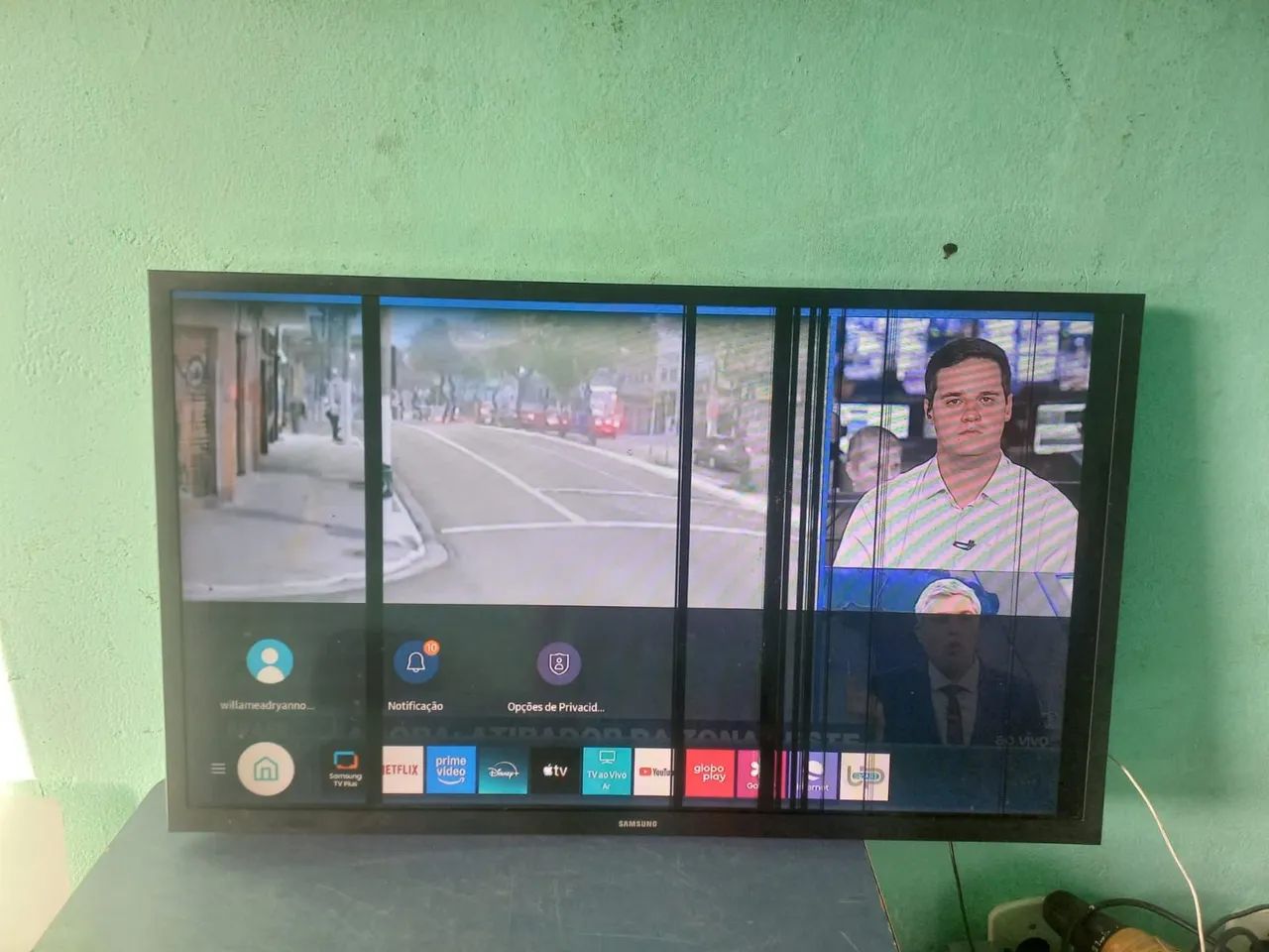 32 SMART SAMSUNG QUEBRA GALHO 