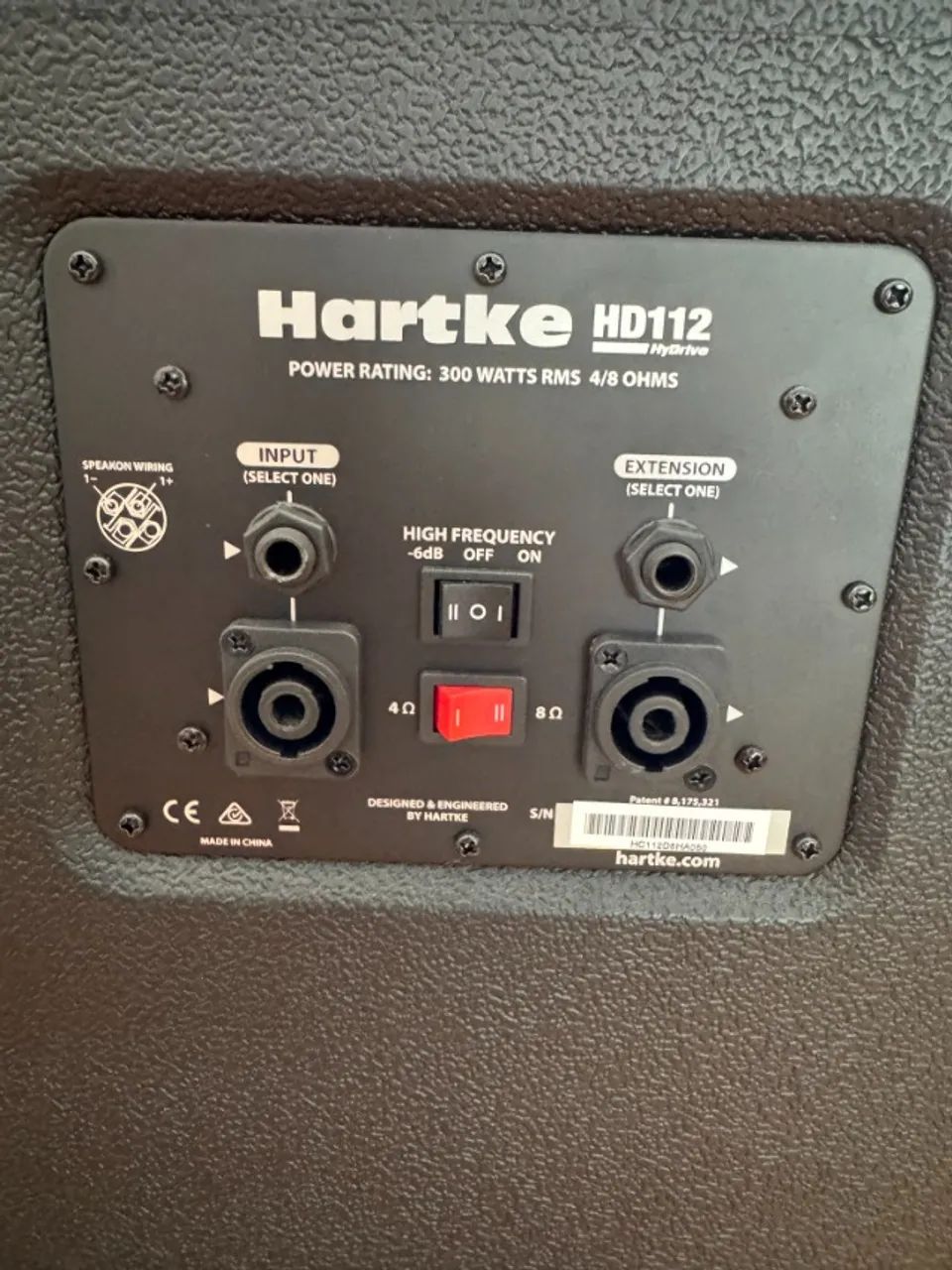 Cabeçote Baixo Hartke HA3500 + Caixa Hartke HD112 - Foto 4