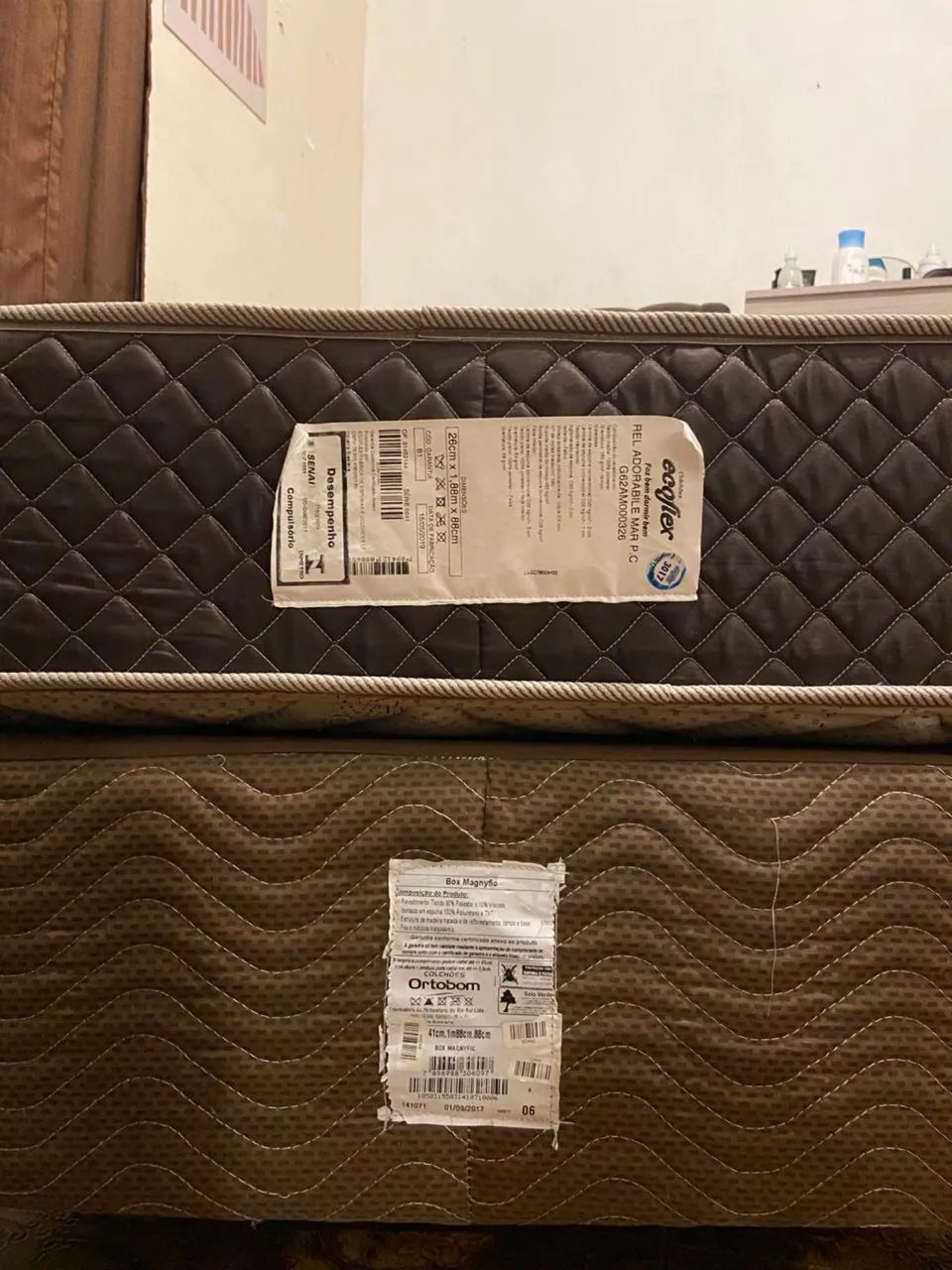 CAMA BOX SOLTEIRO ORTOBOM COMPLETA - Foto 3