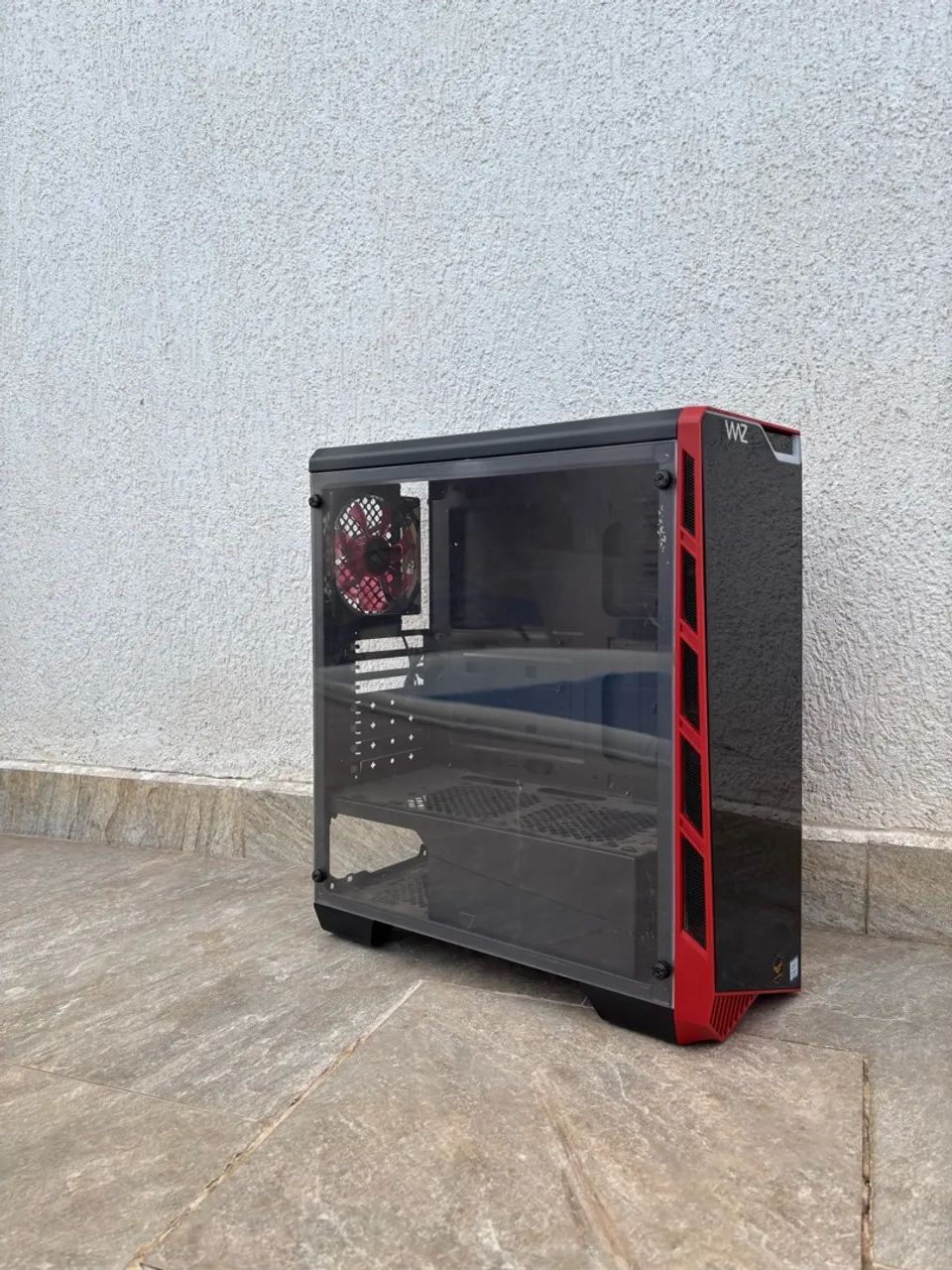 Gabinete Gamer Micro ATX com 4 Fans e Lateral Transparente  - Foto 4