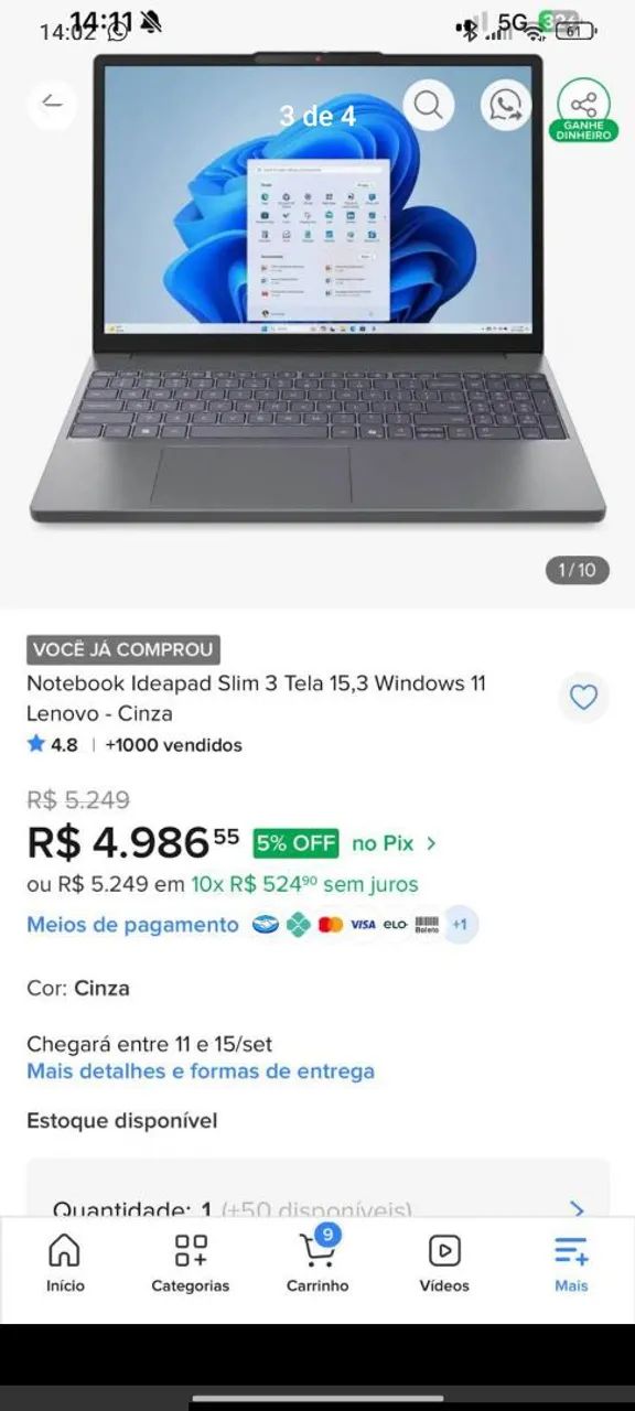 Notebook gamer  - Foto 3