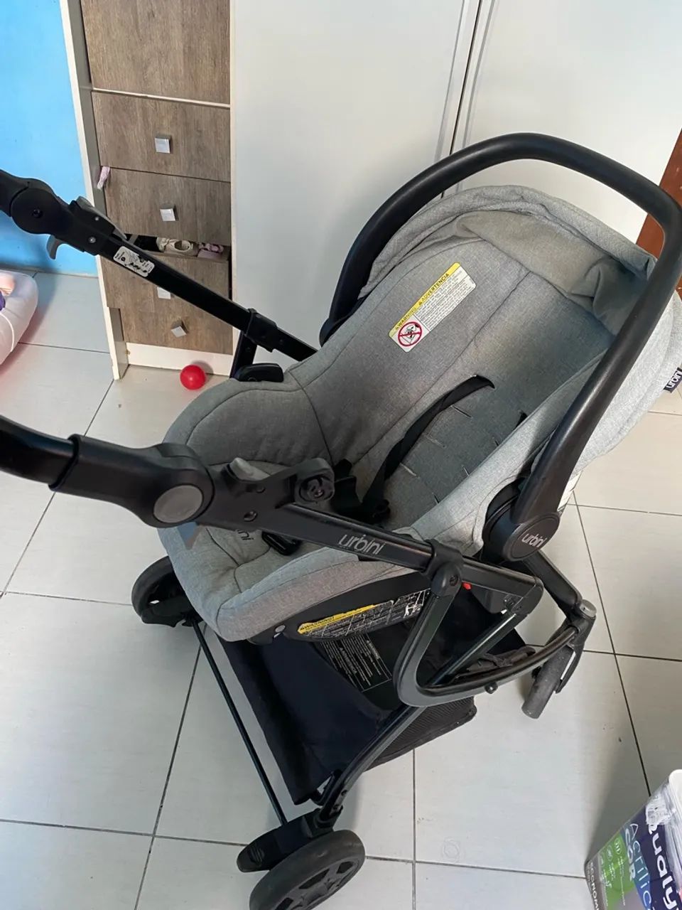Carrinho com bebê conforto  - Foto 2