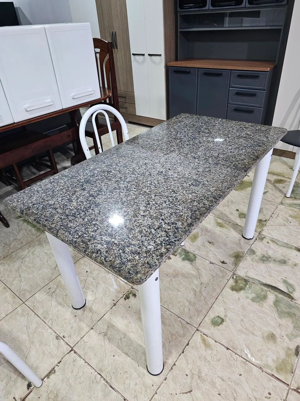 Mesa de mármore usada - Foto 4