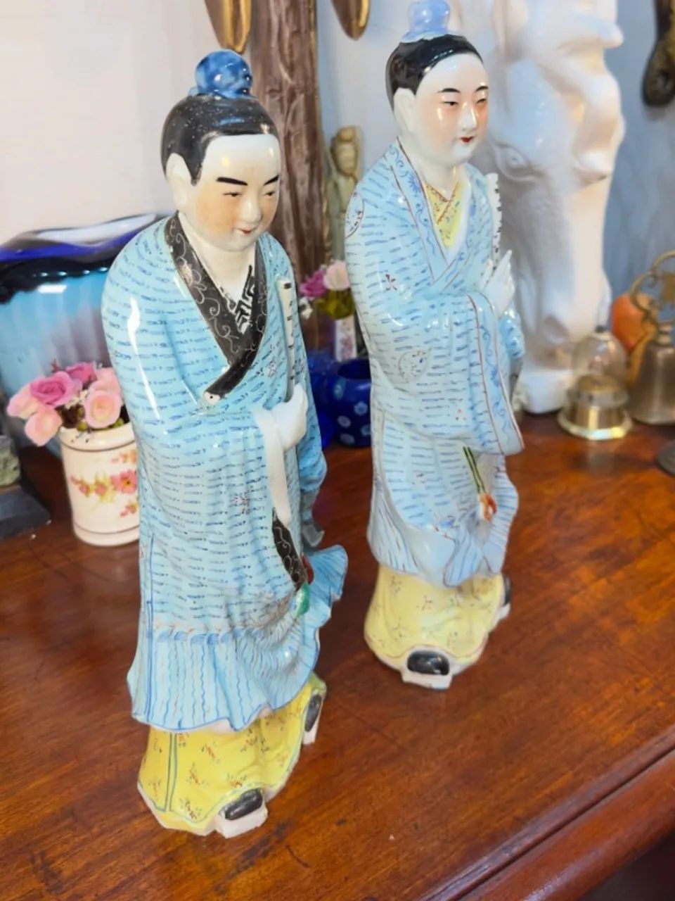 Par de Esculturas Chinesas Li Sheng Tai Zao. - Foto 2