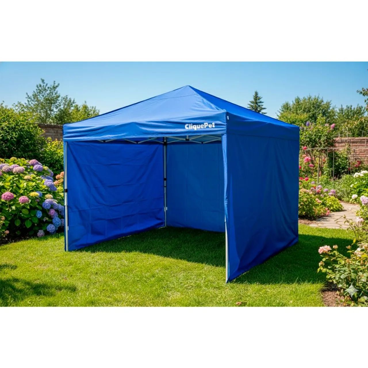Gazebo Tenda Barraca nova Articulado Praia Feira Camping 3 × 3 M Paredes+ Bolsa Compacto  - Foto 6
