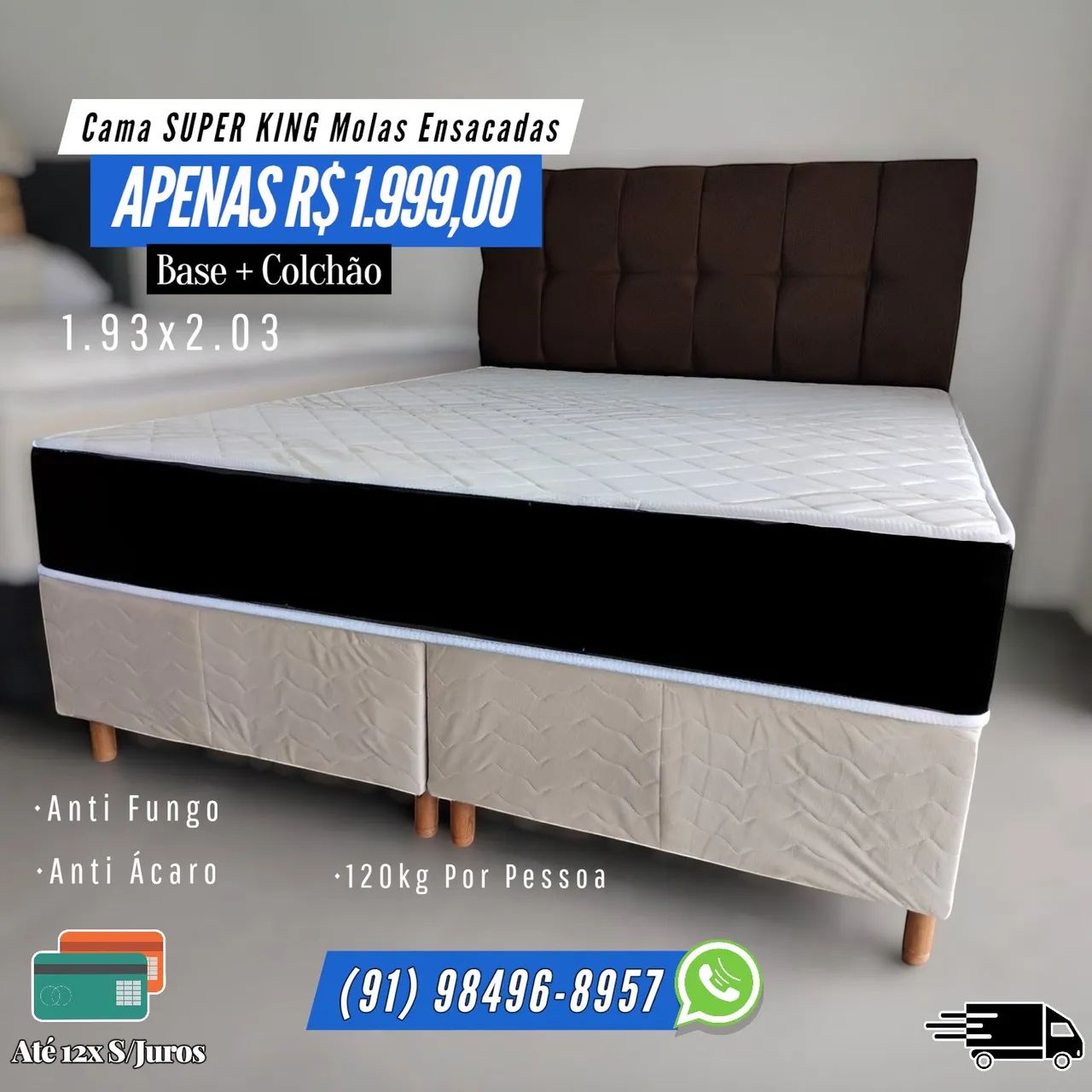 CAMA SUPER KING 1.999$ MEGA OFERTA 