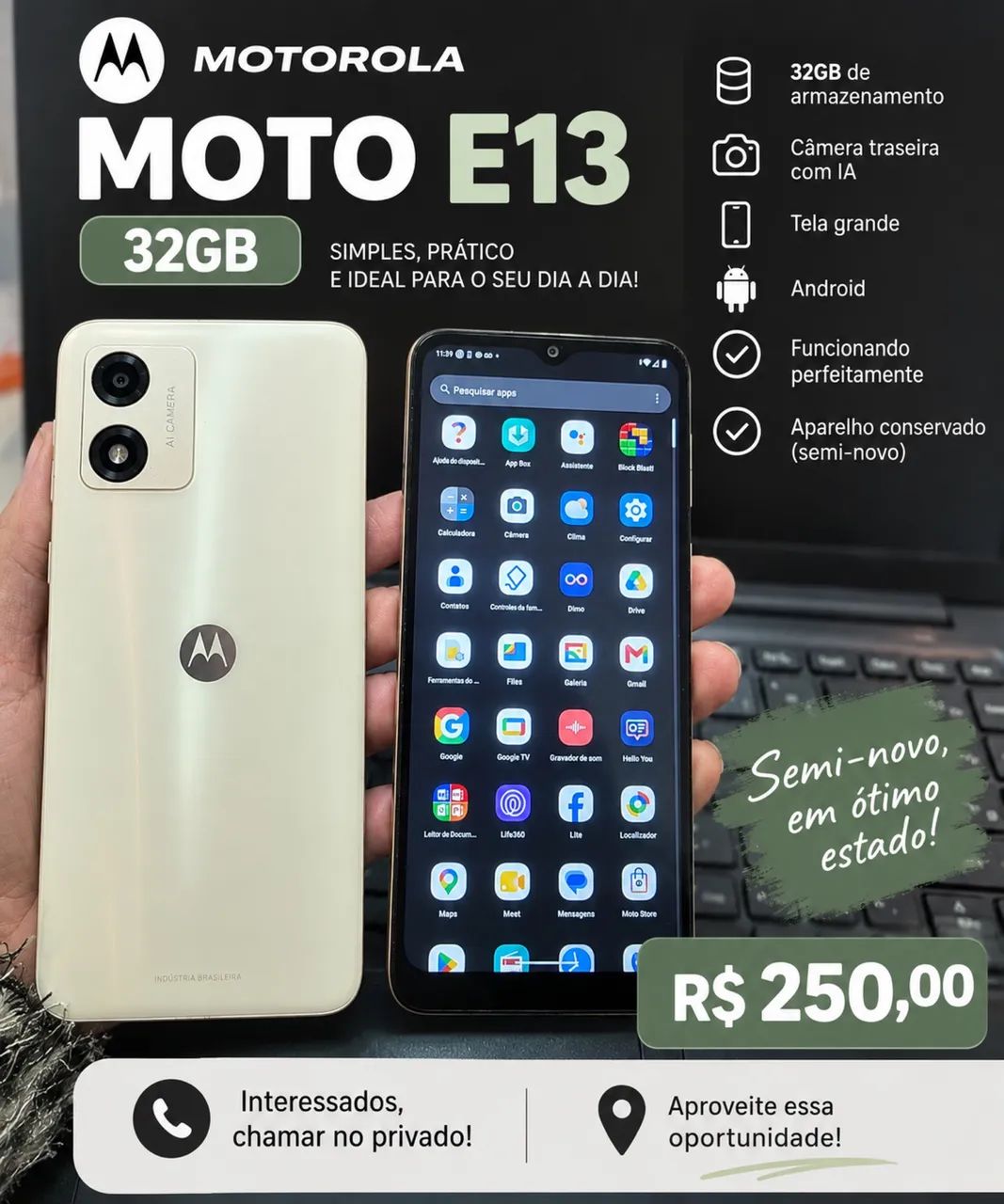 ? MOTOROLA MOTO E13 - 32GB + 32