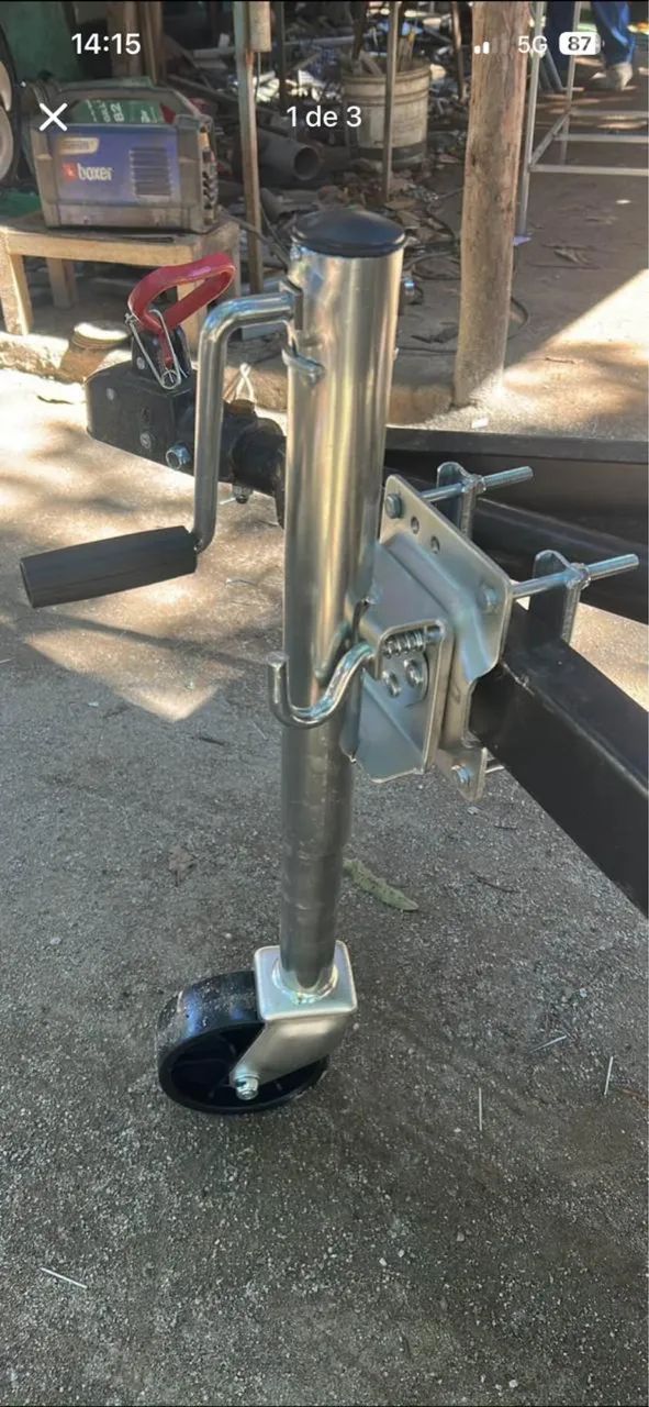 Roda para reboque / Roda jockey para reboque - Foto 2