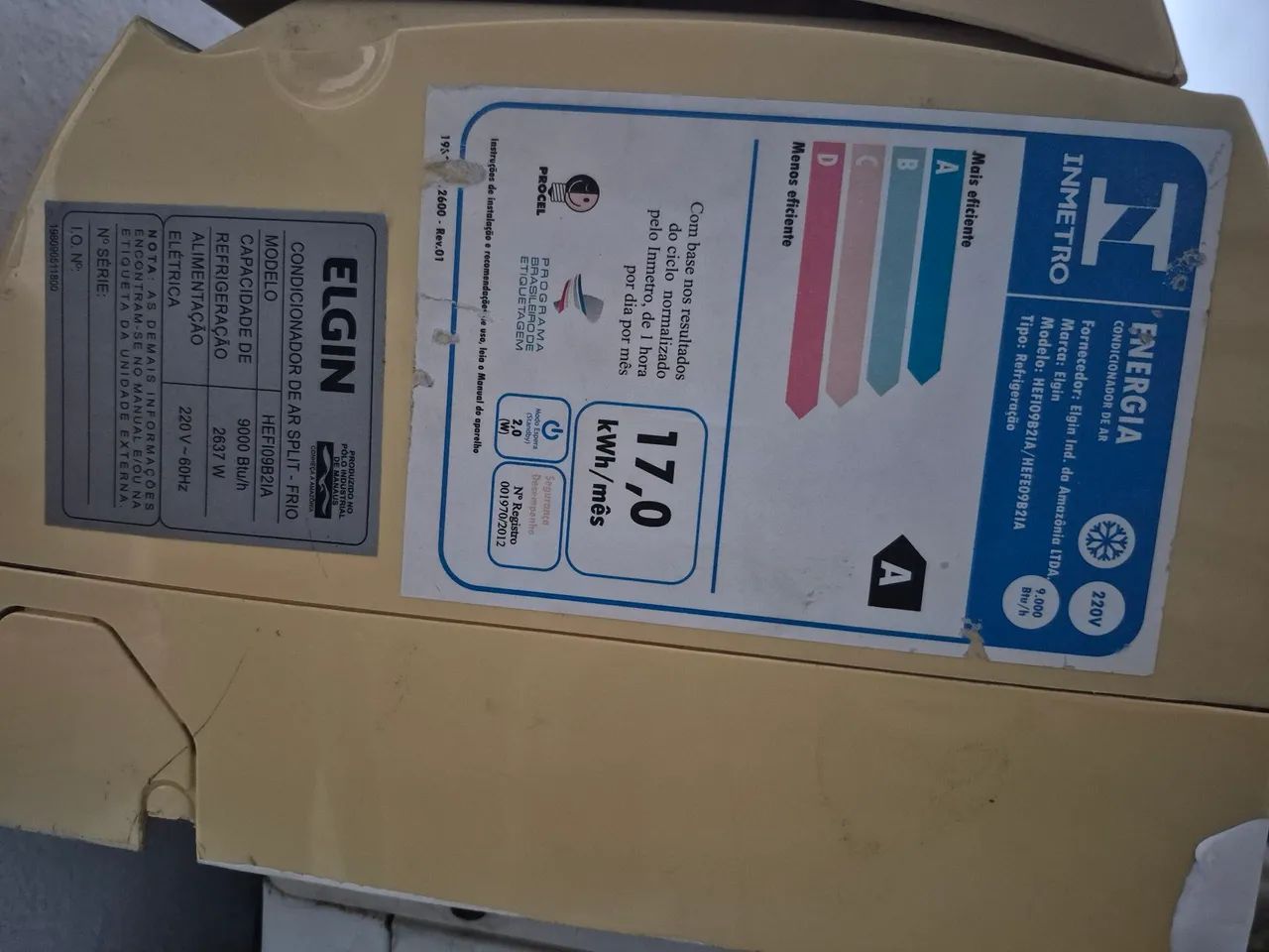 Ar condicionado elgin 9000 btus - Foto 4