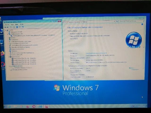 Computador Pequeno Intel Atom 330 1,60Ghz 2GBRam 64 bits 150GB HD Usado - Foto 3