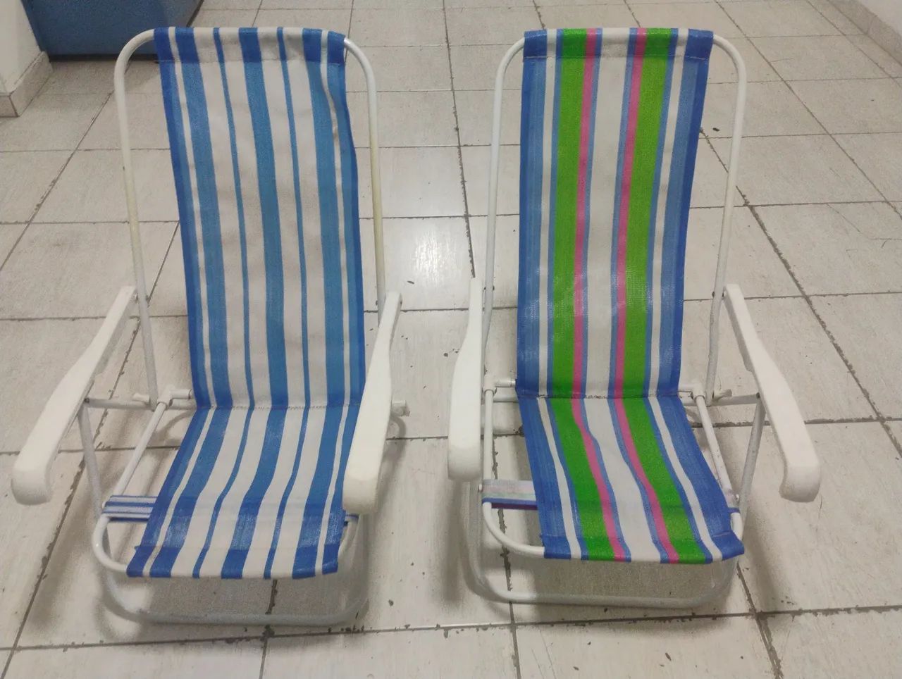Jogo com 02 cadeiras de Praia  - Foto 4