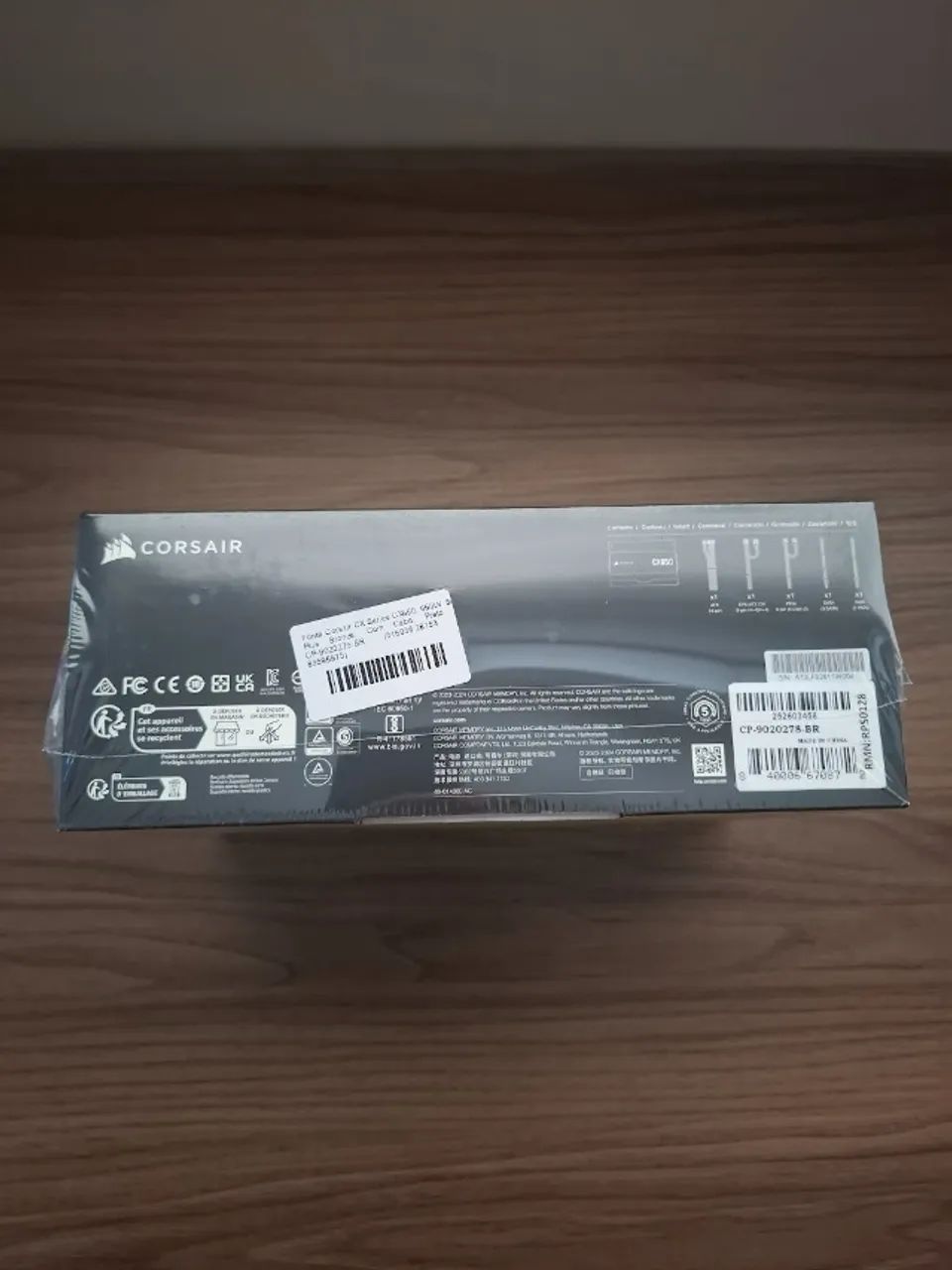 Fonte Corsair CX650, 650 Watts (Nova, Lacrada) - Foto 3