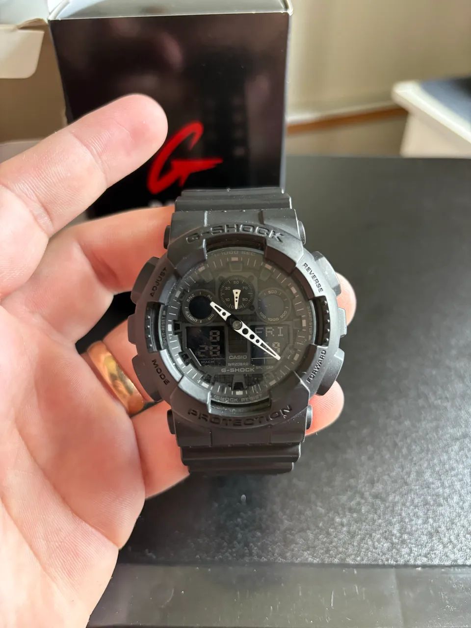 Relógio Masculino Casio G-shock Original Ga-100-1a1dr - Foto 3