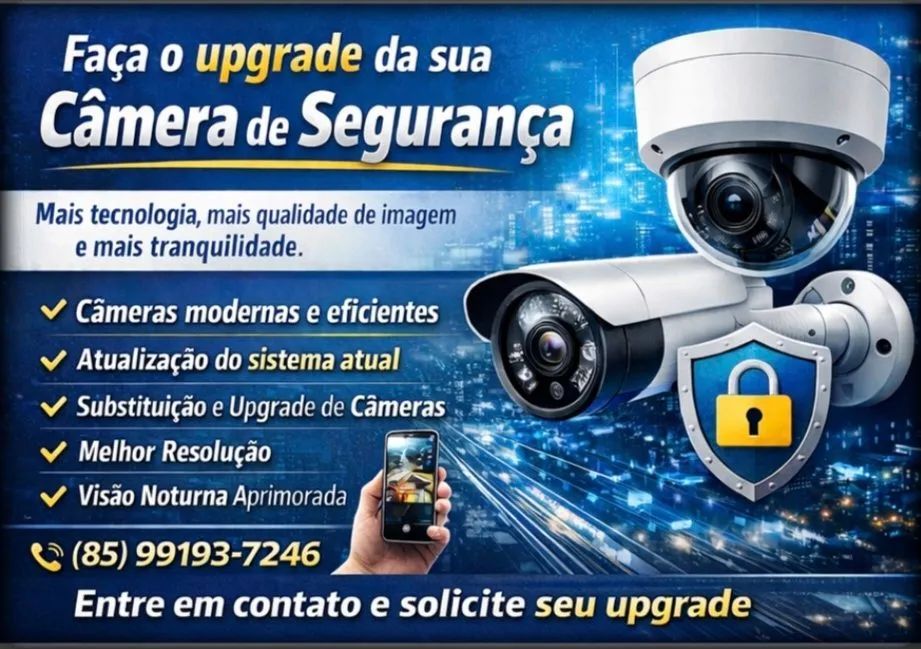 Manutenção de câmeras de segurança 