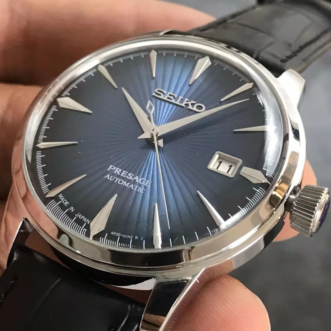 Seiko presage cocktail azul automático novo  - Foto 4