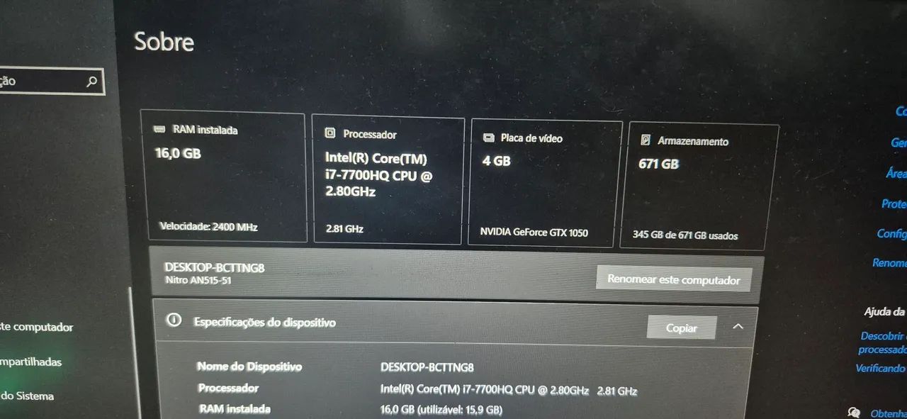 Notebook gamer acer nitro 5 - Foto 2