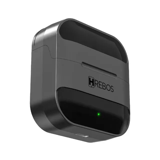 Microfone de Lapela Hrebos, sem fio, Clip Voice S One, 70 mAh, Lightning - Foto 4