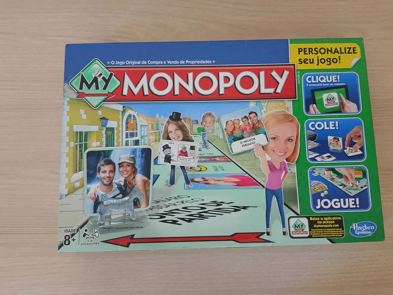 Jogo de tabuleiro Monopoly - Personalizável 
