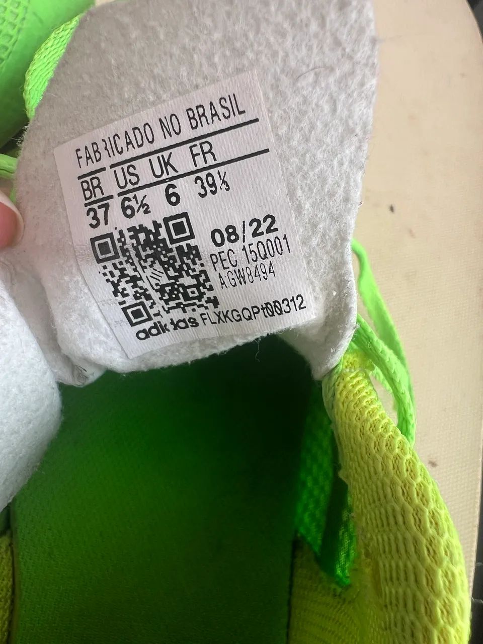 Chuteira adidas X Campo Futebol Verde Limão Original - Calçados