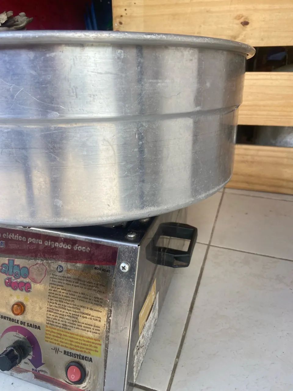 Máquina de algodão doce  - Foto 4