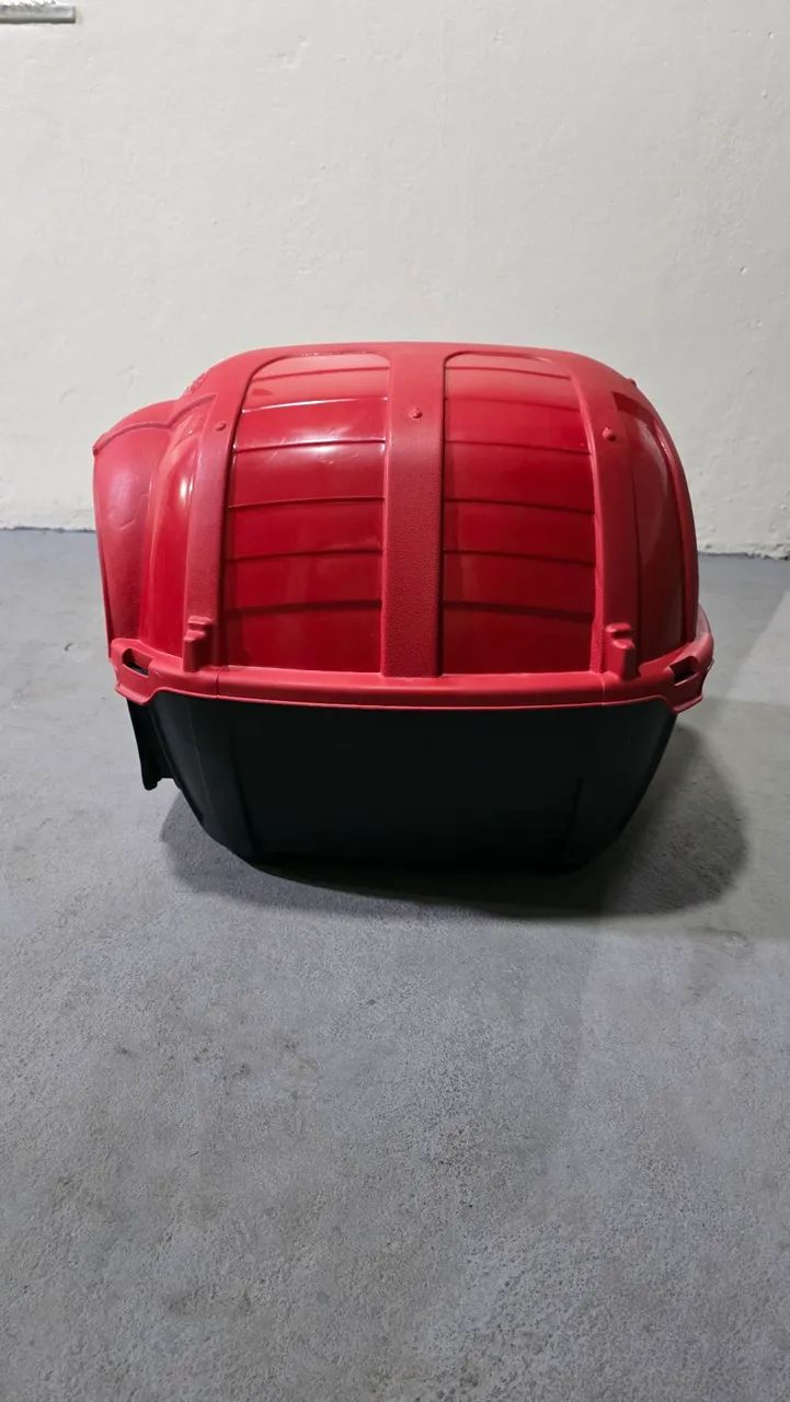 Casinha de cachorro N. 03 vermelha para pequeno médio porte  - Foto 4