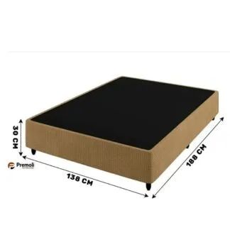 Base Smart flex Ag Molas Ensacadas 138x188X30 Cor Bege - Foto 2