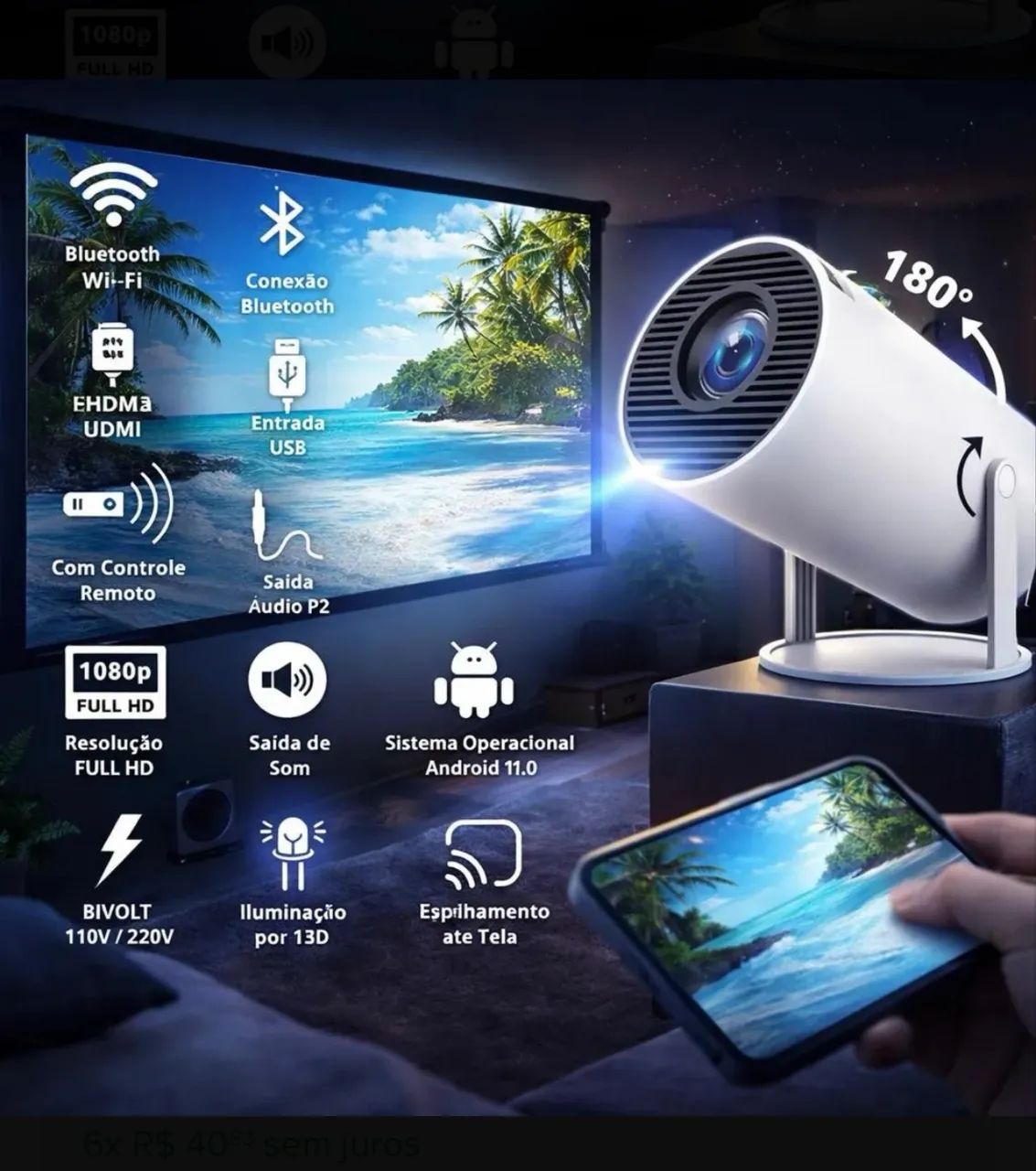 projetor smart  - Foto 2
