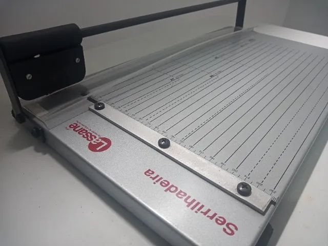 Serrilhadeira De Papel Em Aço 380mm Para 3 Folhas Lassane - Foto 2