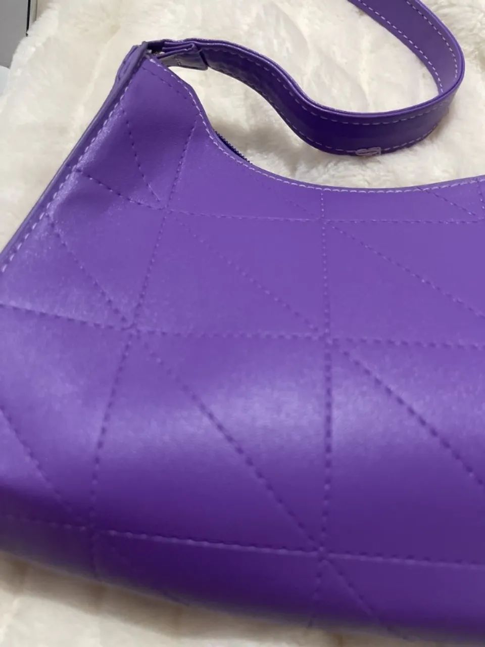 bolsa feminina roxa - Foto 4