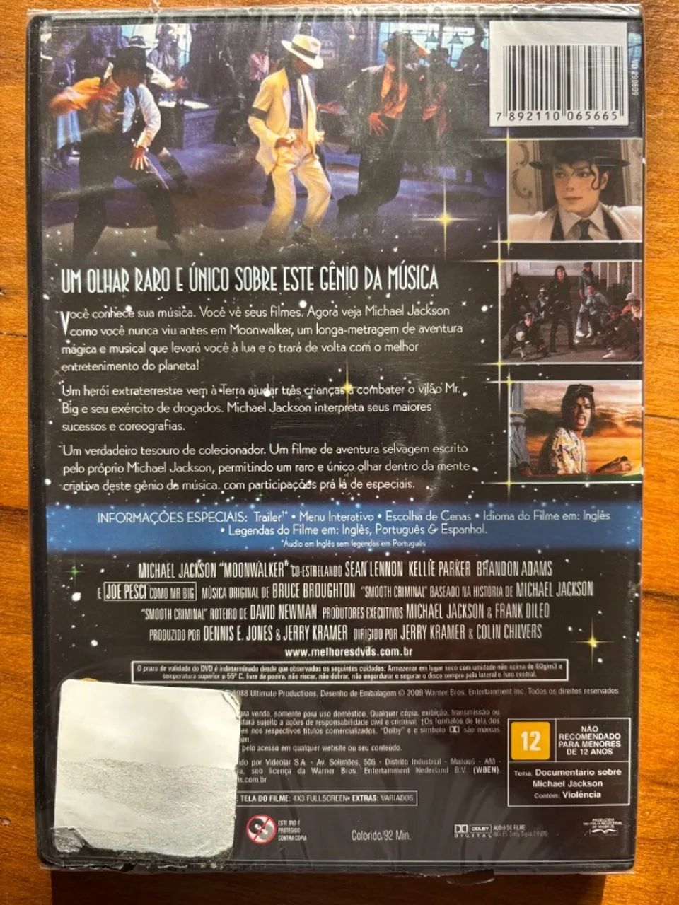 DVD Michael Jackson - Moonwalker (Lacrado) - Foto 2