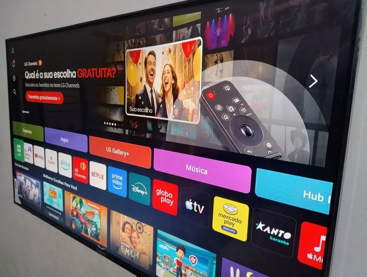 Smart tv 55 polegadas imagem 4K Novinha - Foto 2