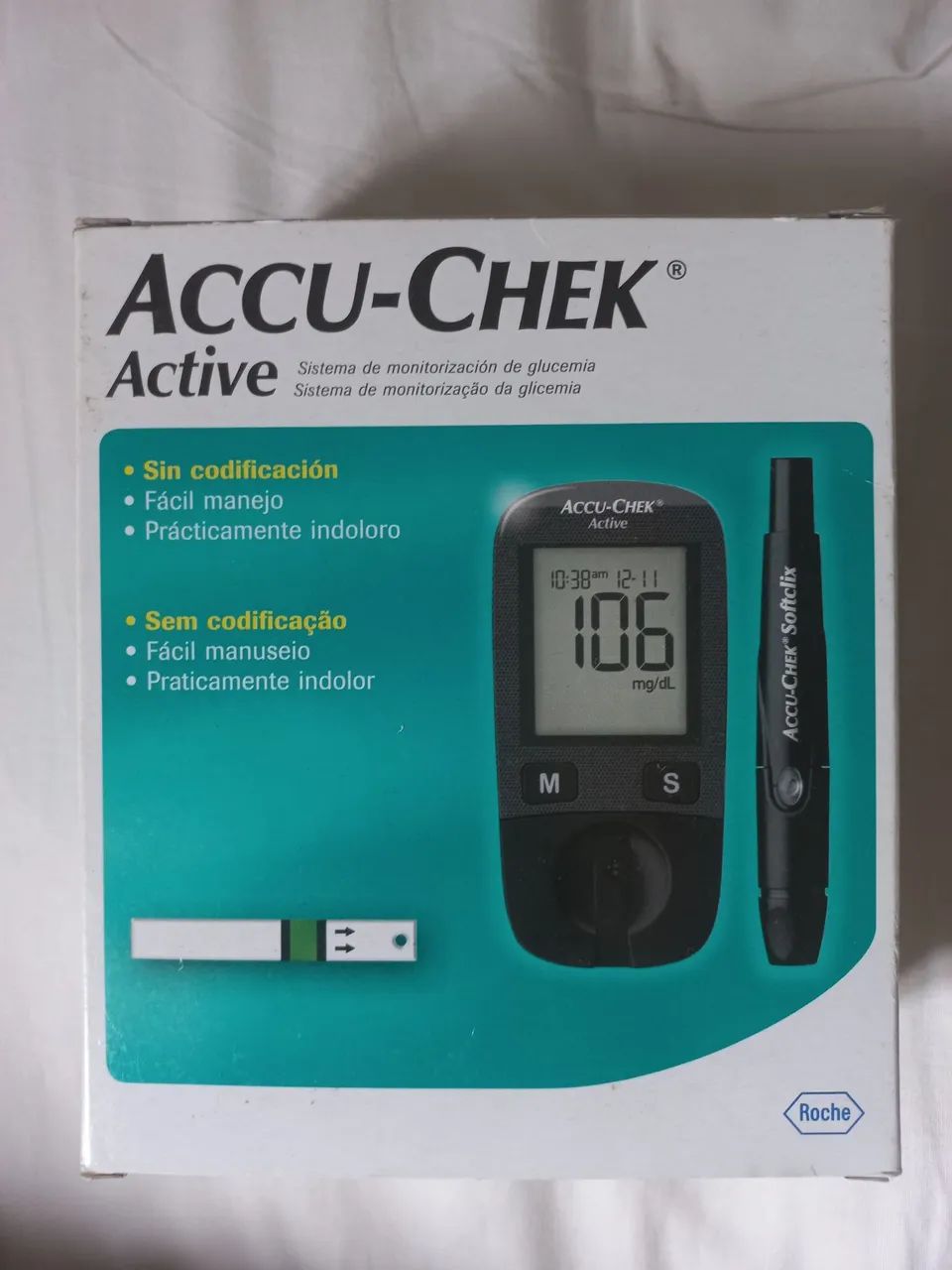 Medidor de glicemia Accu-Chek - Foto 4