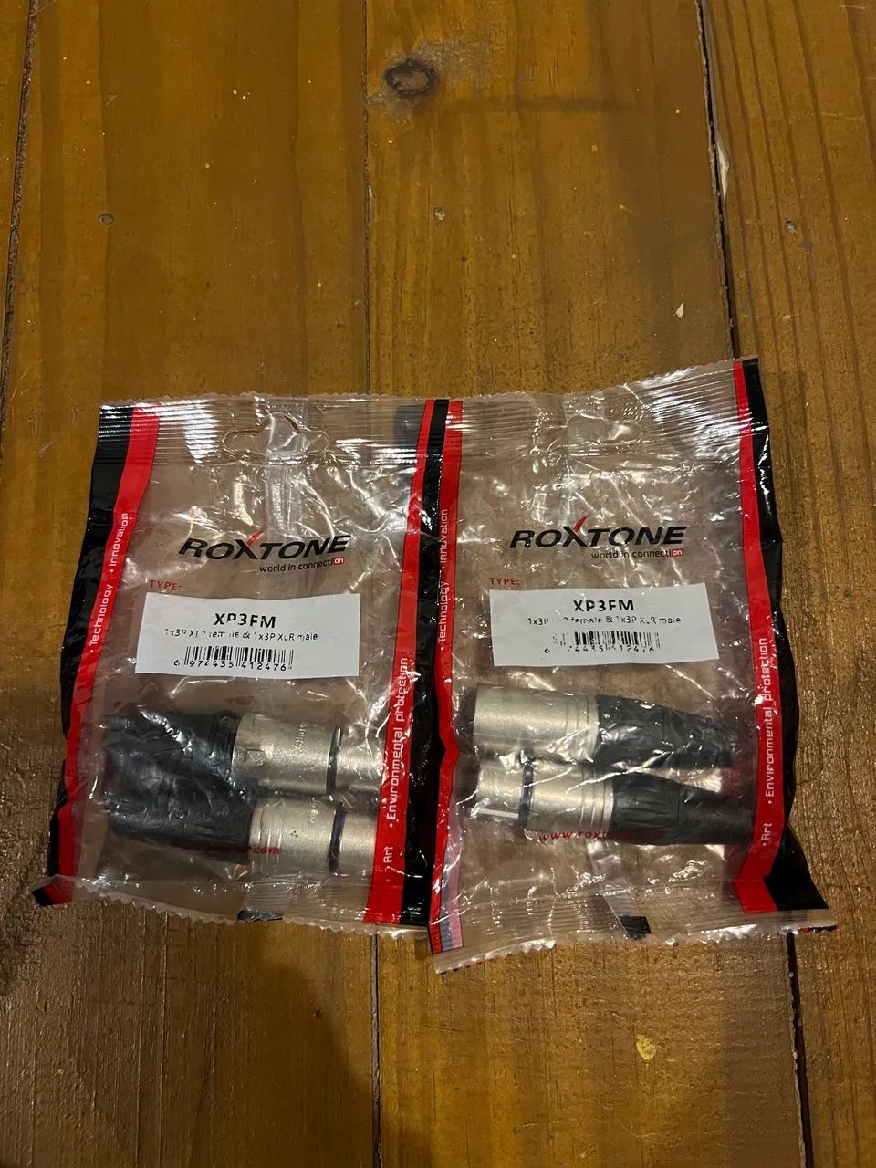 Kit 4 Conector Roxtone Xlr Linha Xp3fm 2 Macho + 2 Femea - Foto 3