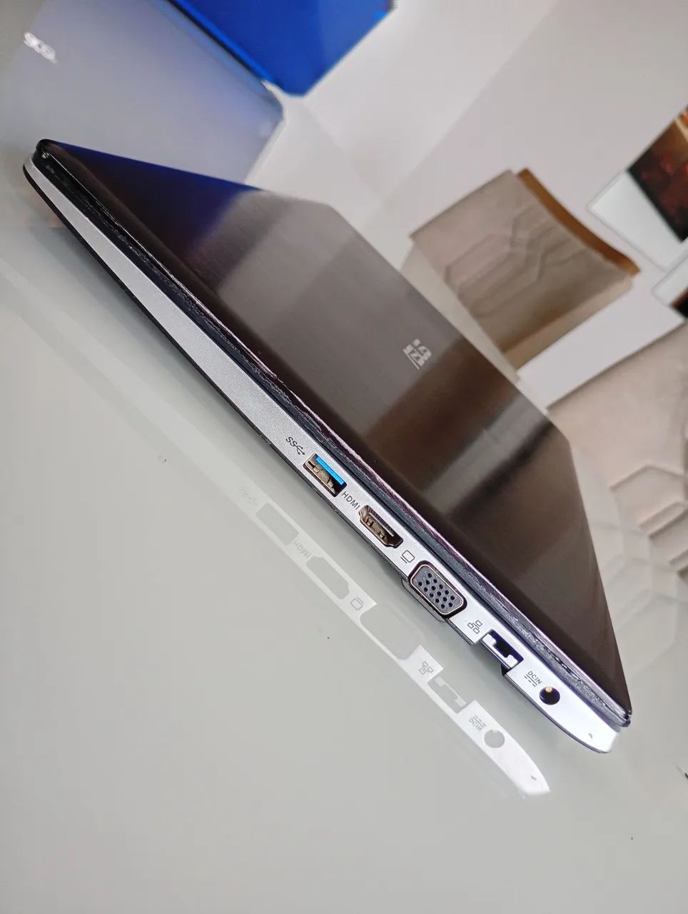 Notebook com touch screen Core i5 aceito cartão  - Foto 4