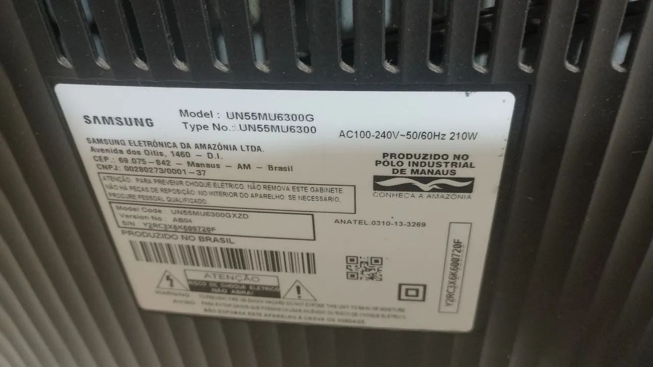 Vende-se TV Samsung 55 Polegadas - Foto 5
