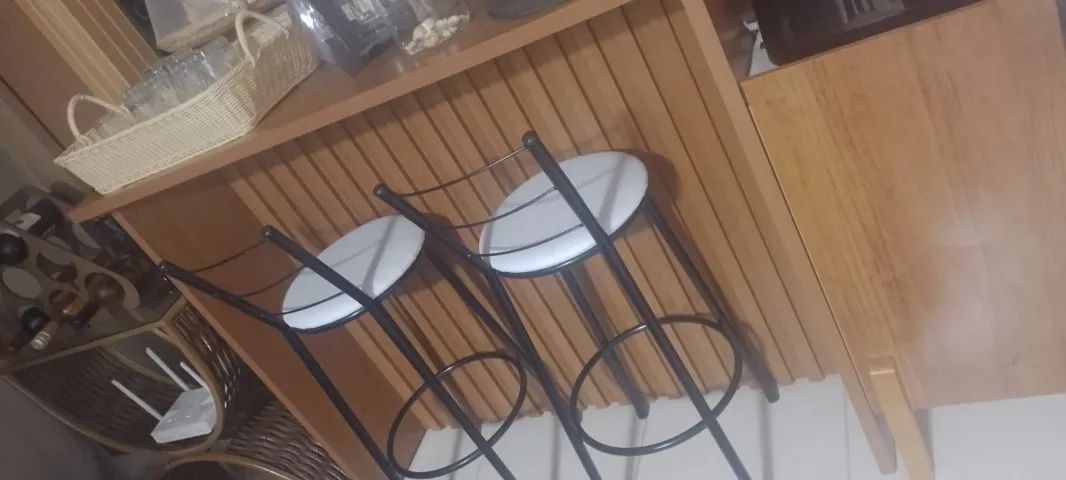 Bancada ripada MDF e buffet balcão 