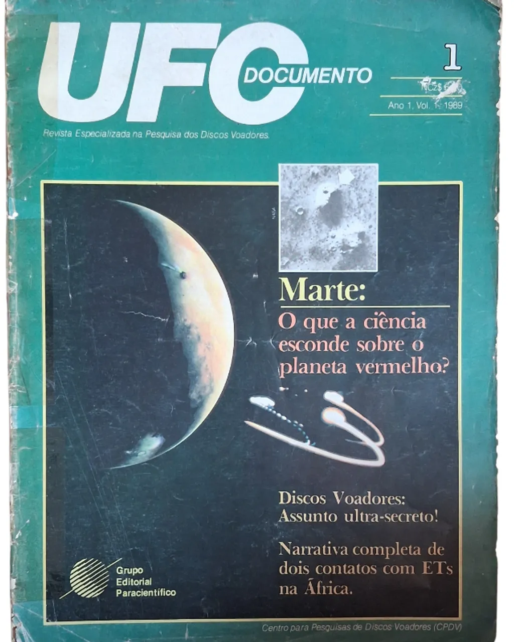 Lote com 5 Revistas UFO - Coleção Selecionada - Números 80 à 83 e