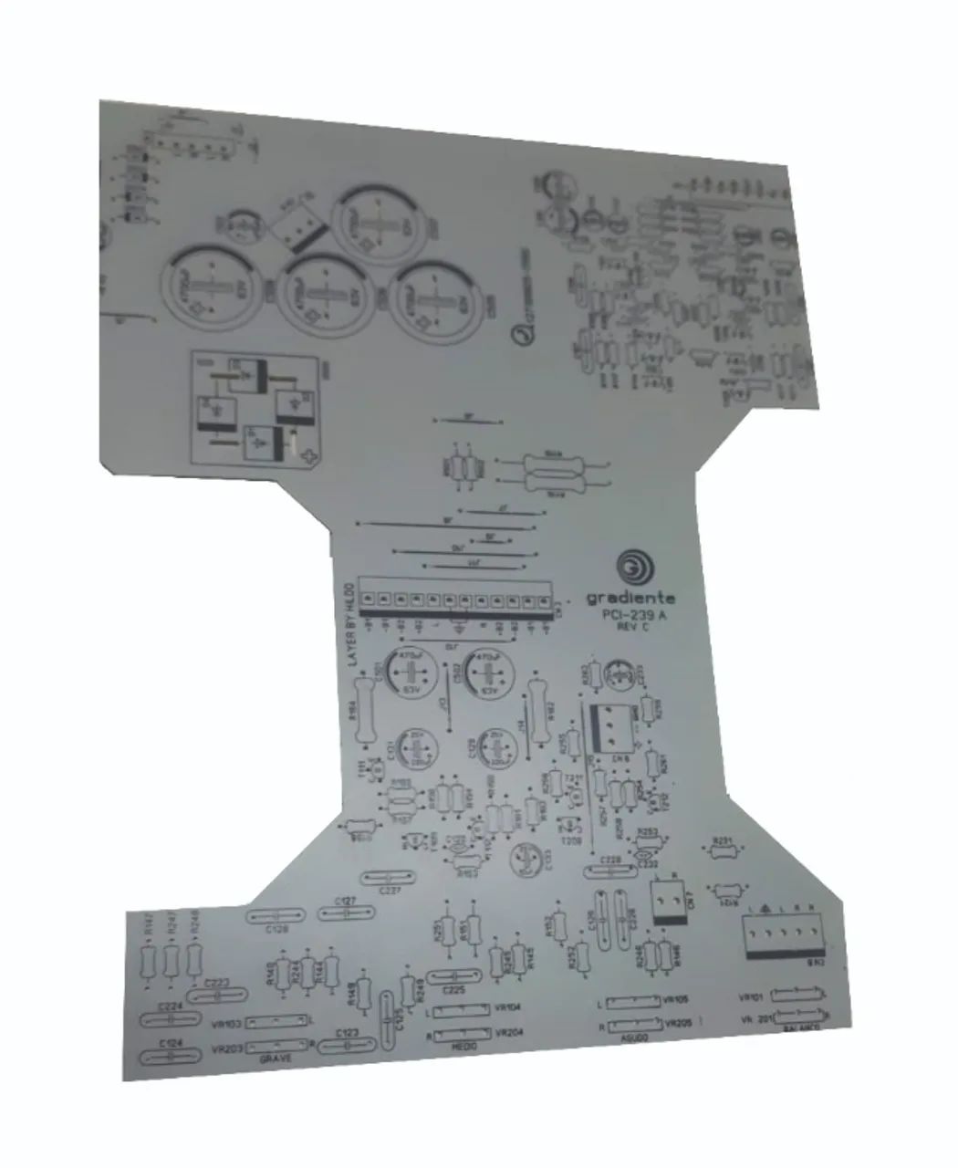Placa Amplificador Gradiente Model-246 Pci-239 A